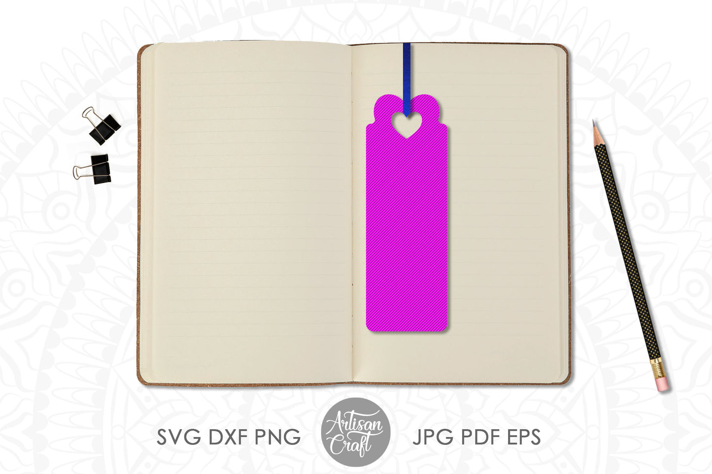 Bookmark SVG, Papercut SVG
