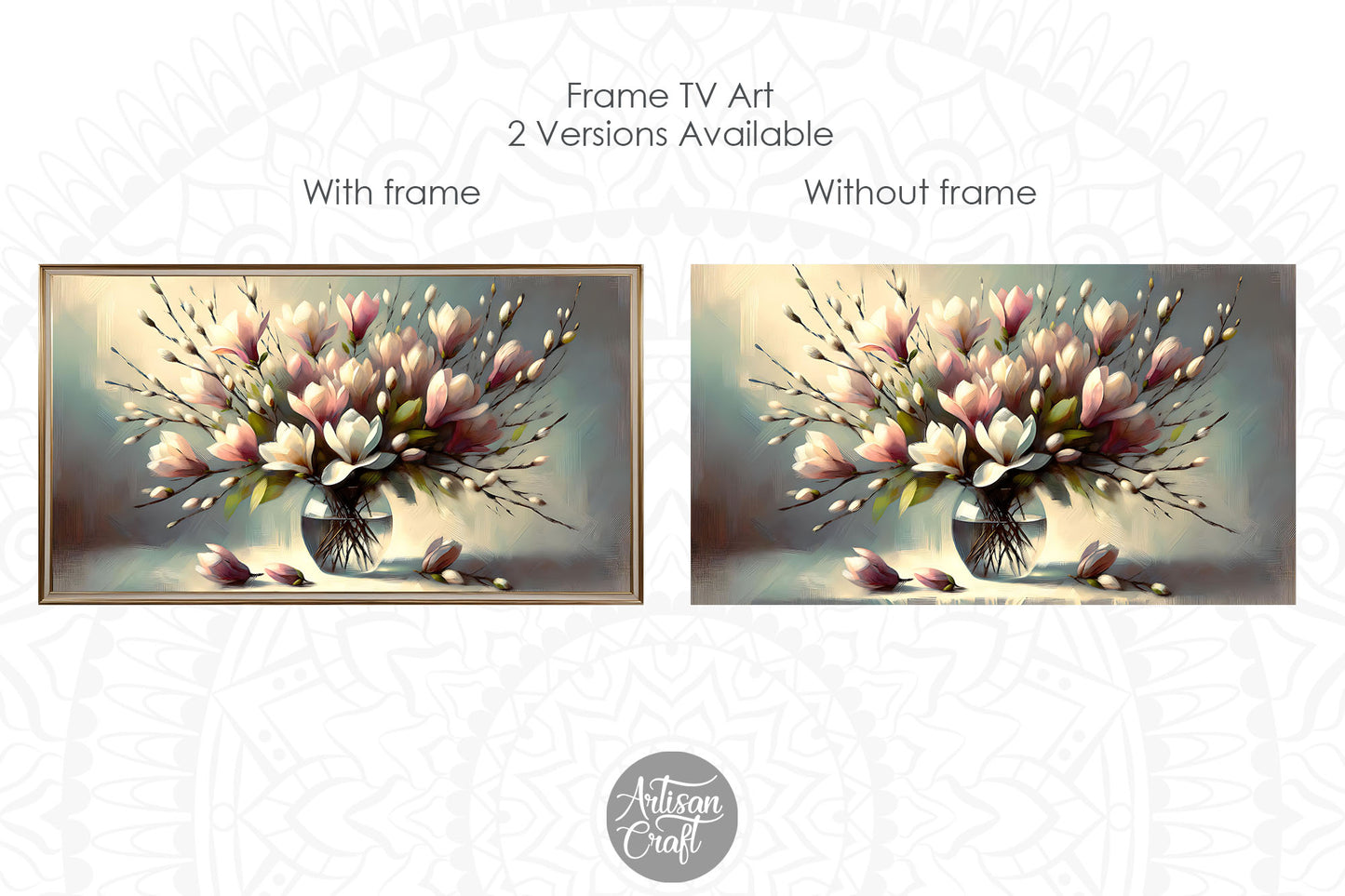 Magnolia Frame TV art TV screensaver