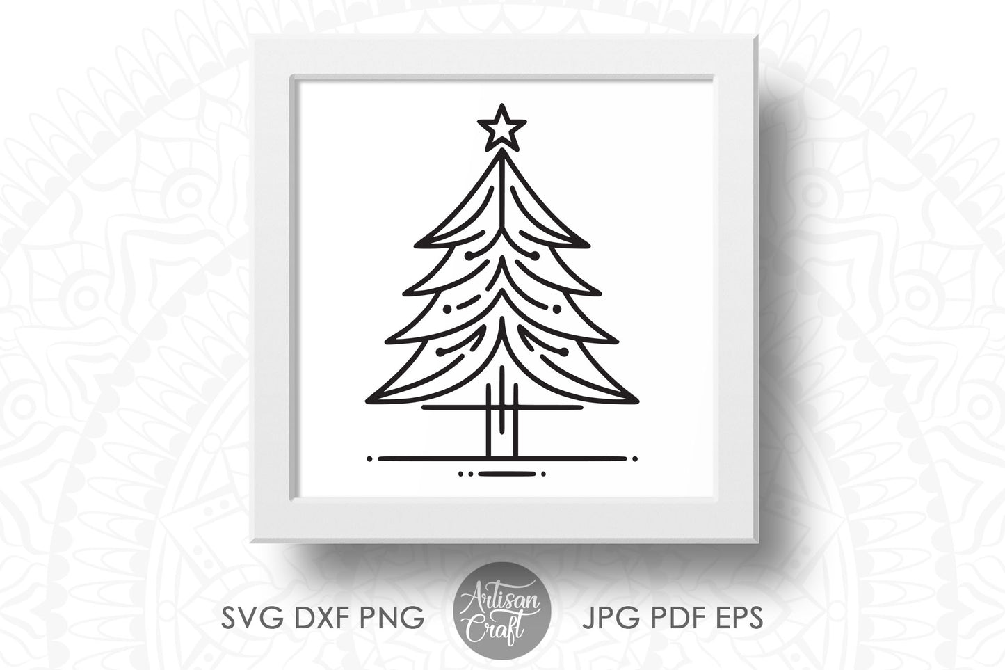 Abstract Christmas Trees SVG cut files