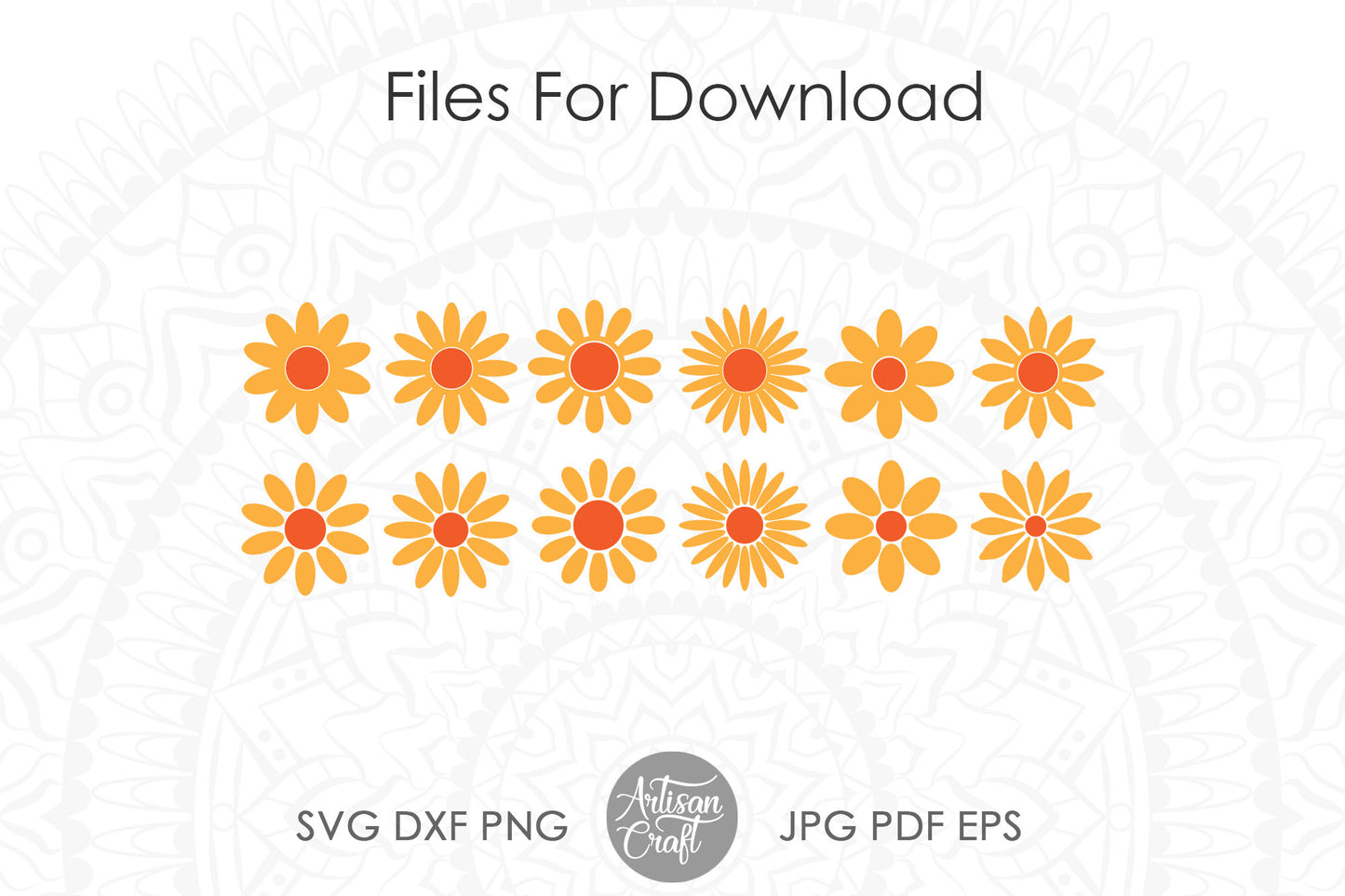 Daisy SVG cut files
