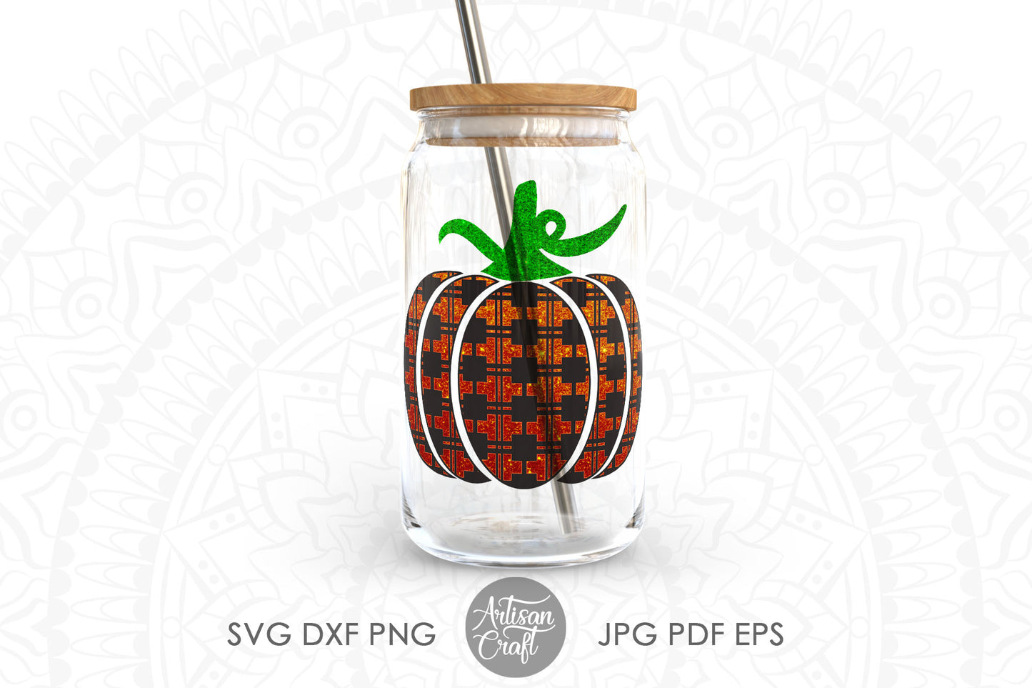 Buffalo plaid pumpkin SVG bundle