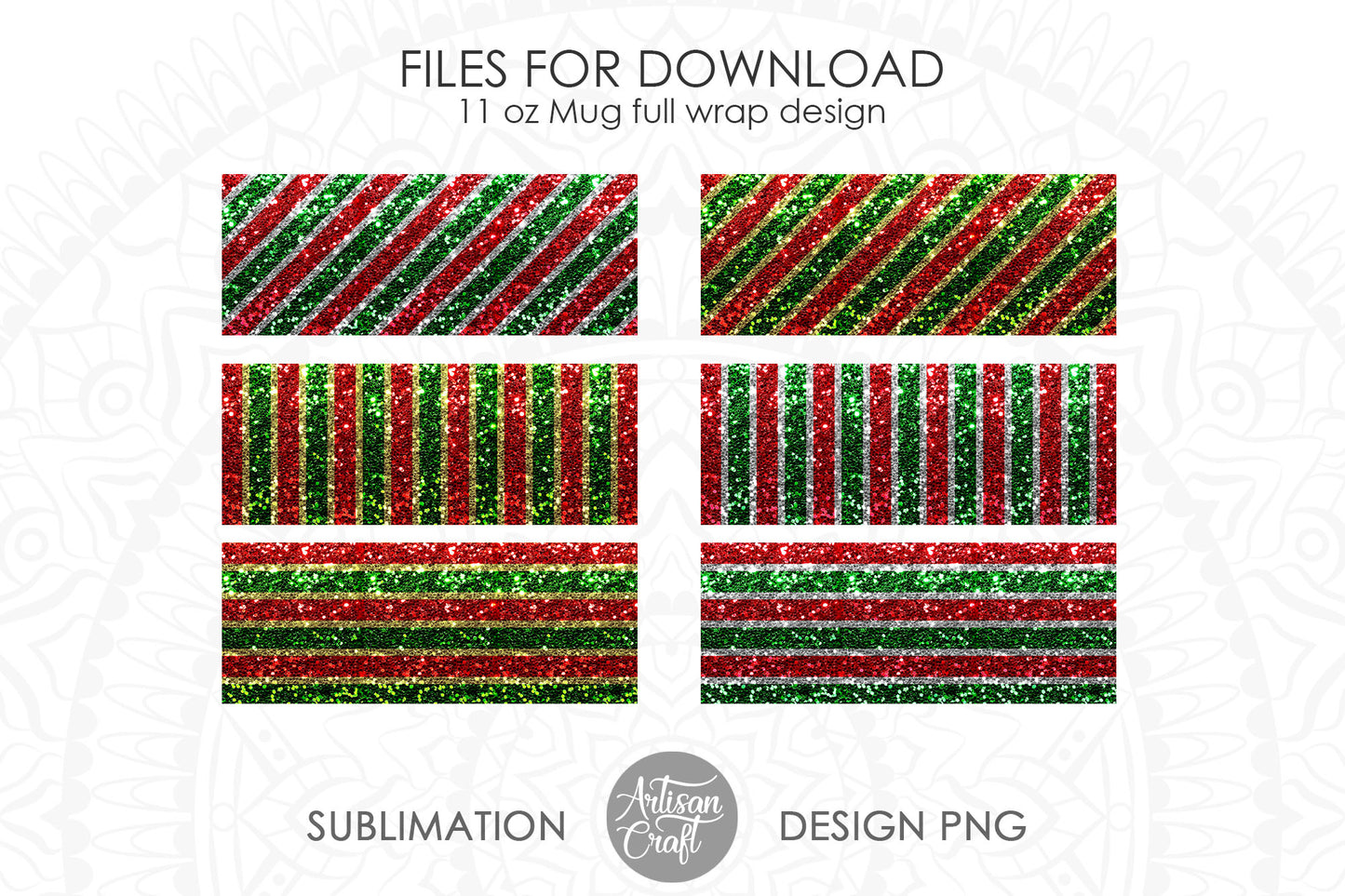 Christmas mug sublimation PNG, glitter mug