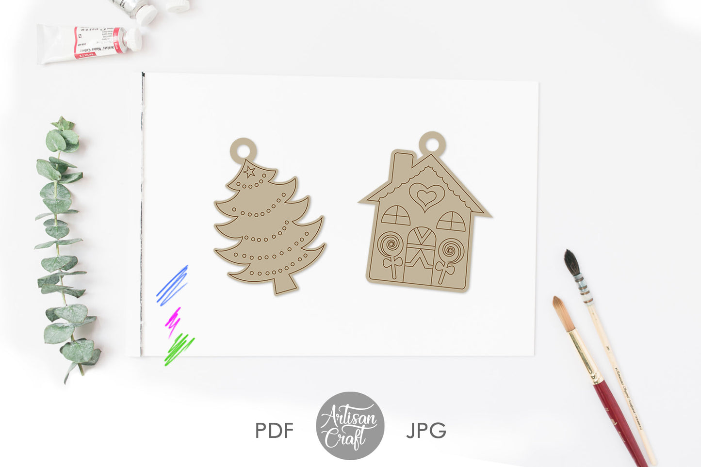 Coloring ornament single line SVG bundle