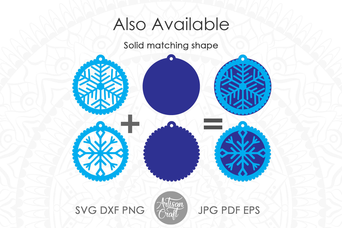Snowflake earrings SVG making lase cut jewelry for Christmas