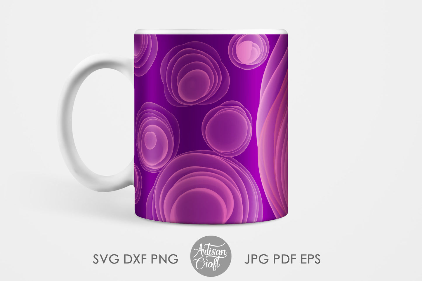 11 oz Mug sublimation PNG with alcohol ink art