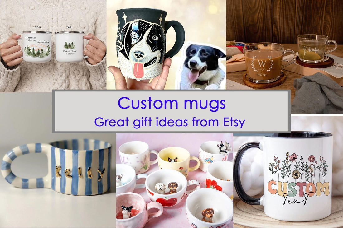 Custom mugs from Etsy