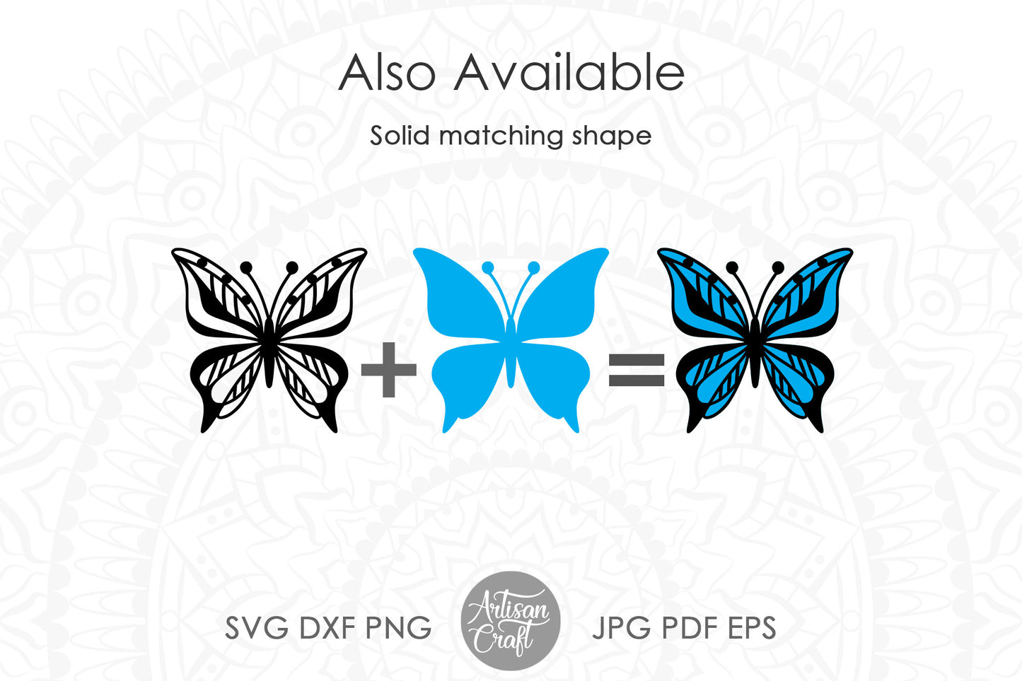 Layered Butterfly SVG cut files | 3D paper butterflies