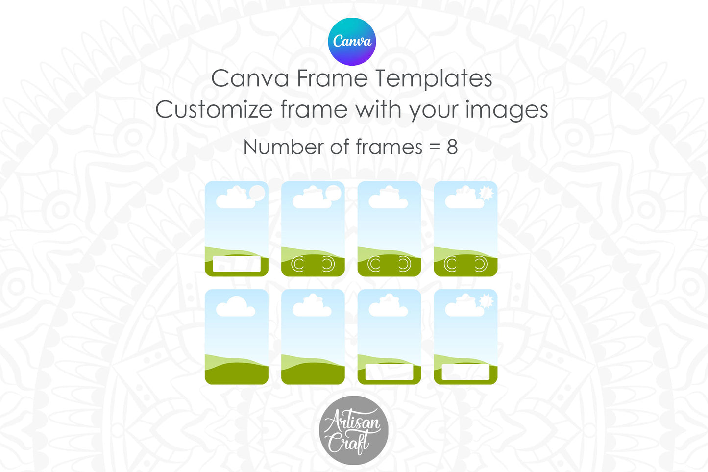 Money Holder Card Canva frames