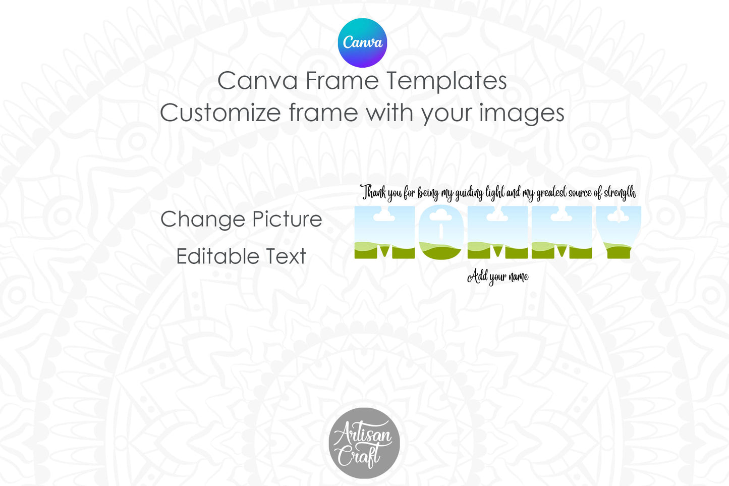 Canva Template| Mommy Collage Frame