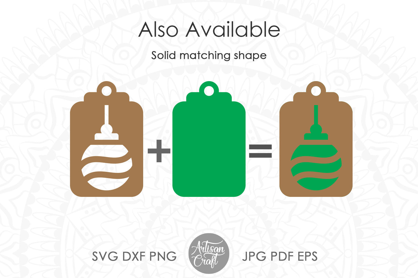 Christmas gift tag SVG bundle