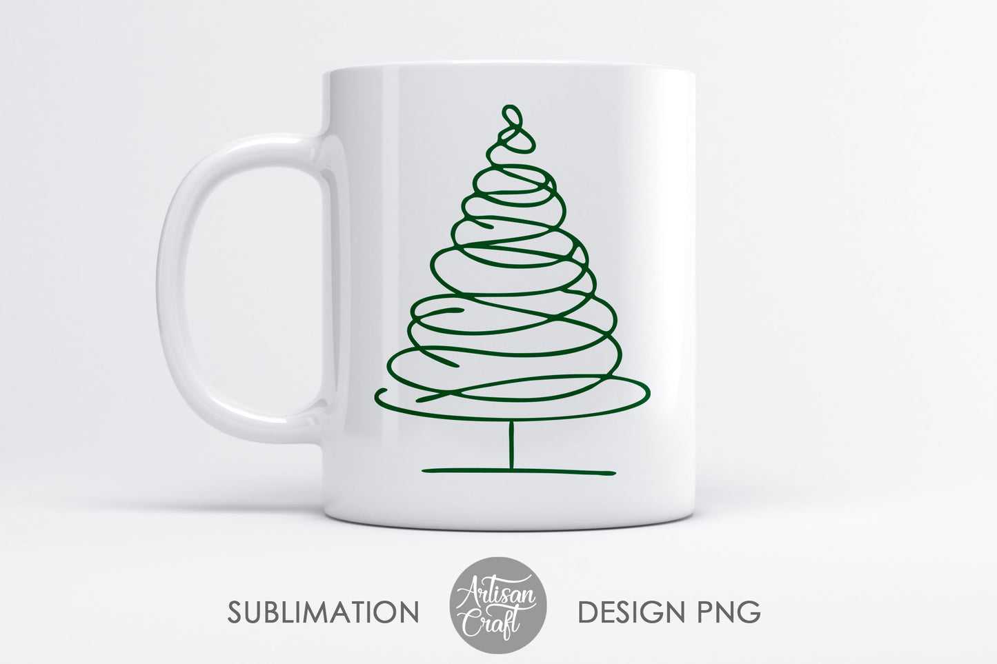 Abstract Christmas trees SVG cut files | Christmas doodles