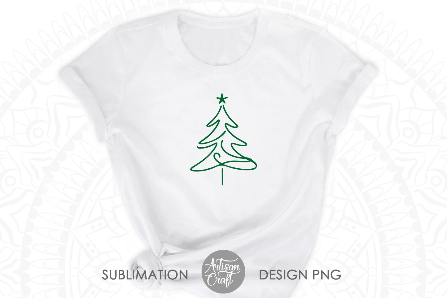 Abstract Christmas trees SVG cut files | Christmas doodles