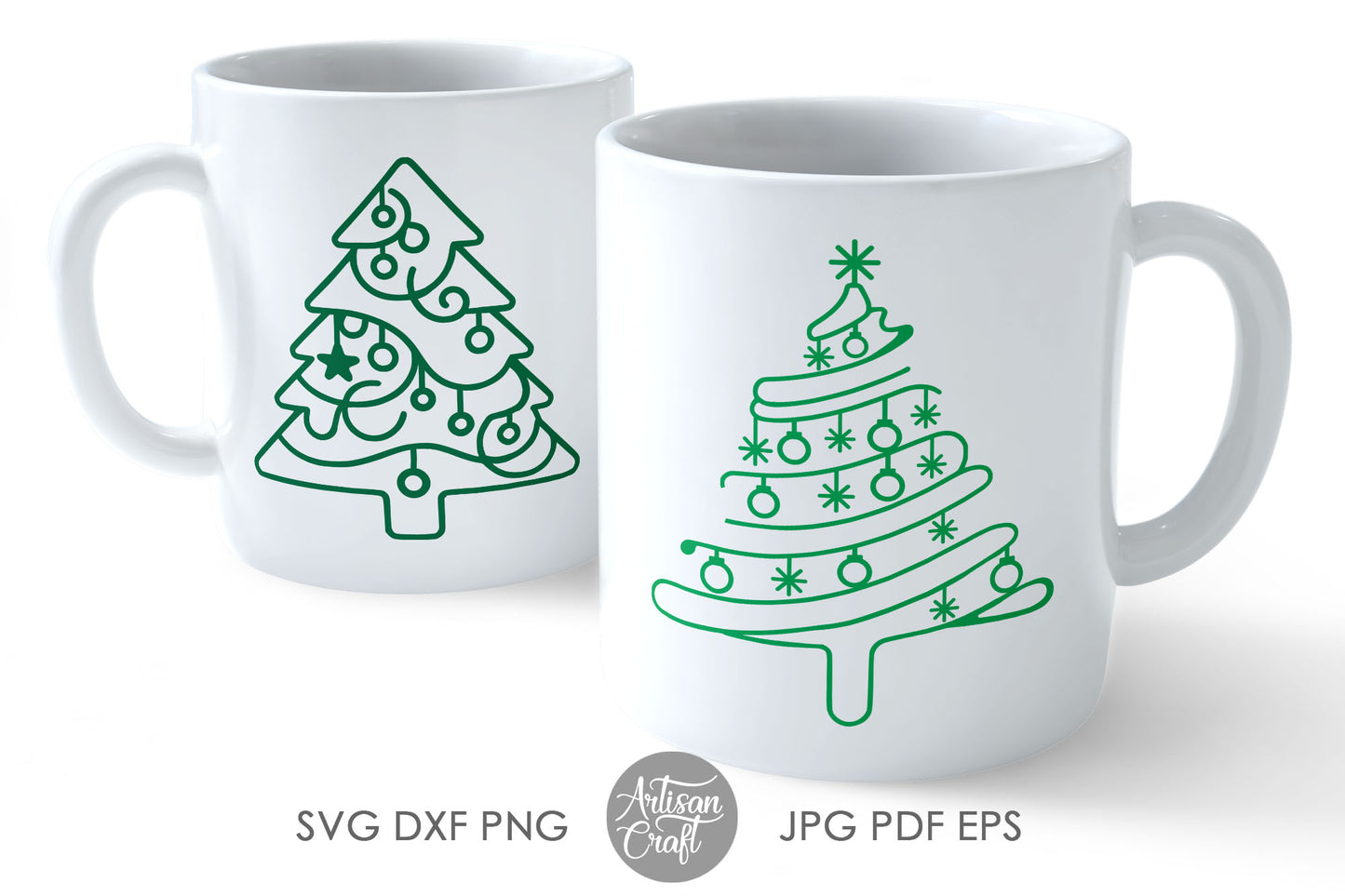 Christmas tree SVG, Holiday Clipart, Christmas Tree Vector, PNG for sublimation
