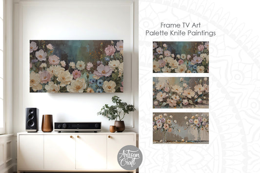 Frame tv art | impressionist paintings of flowers
