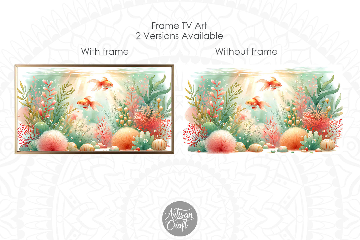 Goldfish aquarium Frame TV art