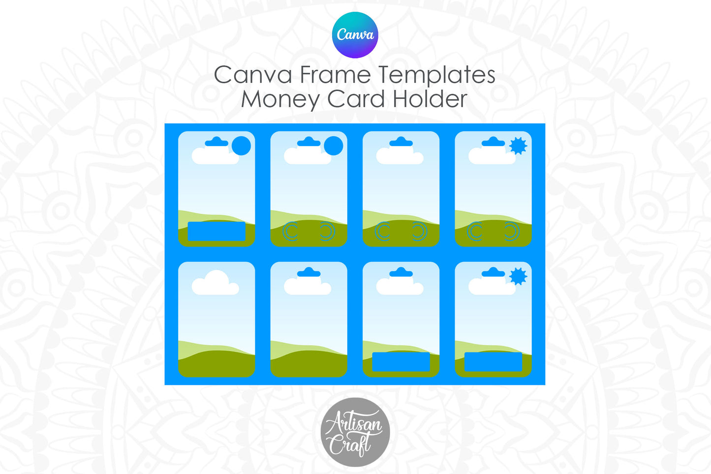 Money Holder Card Canva frames