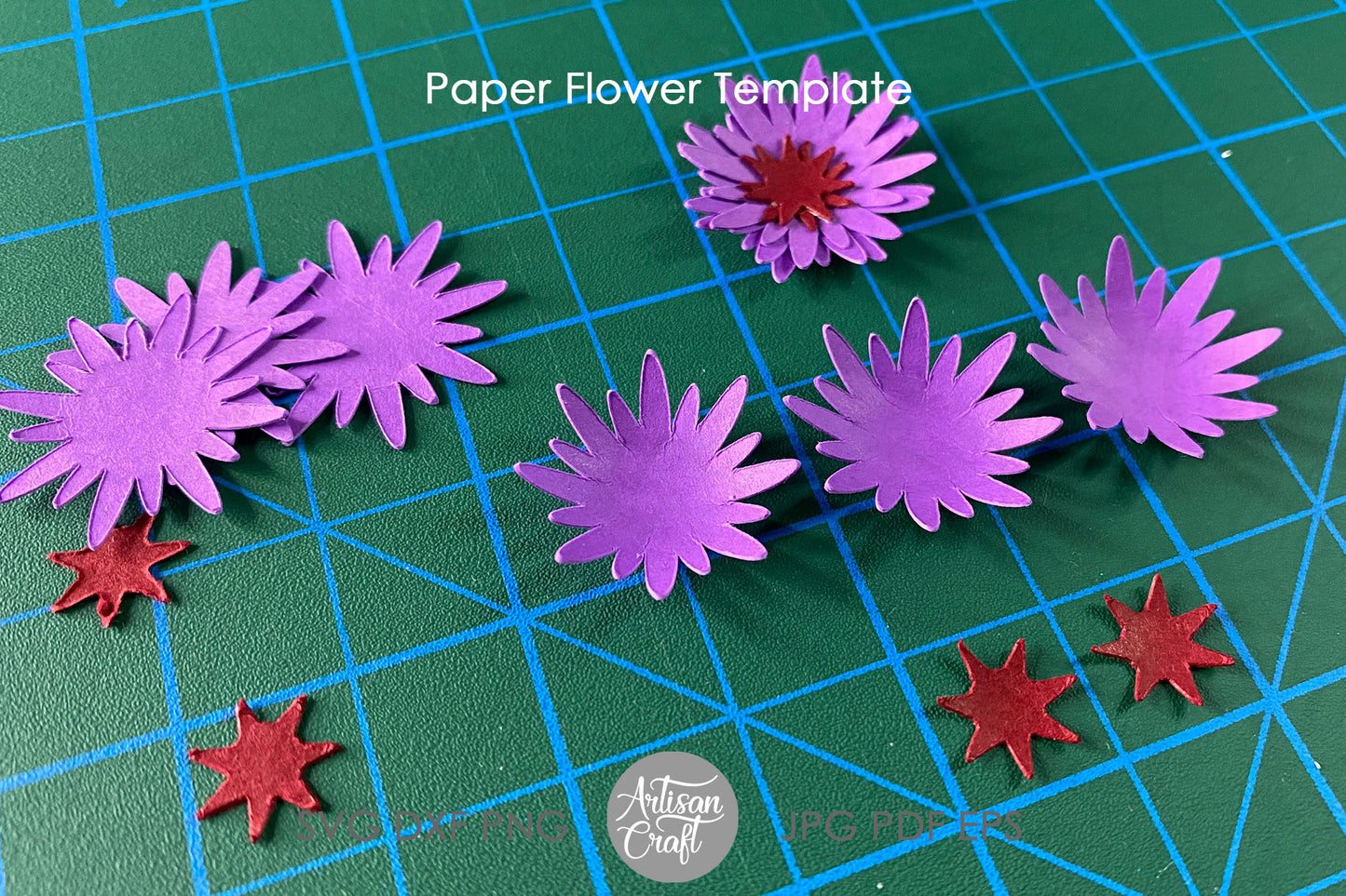 Paper flower SVG | easy paper flowers