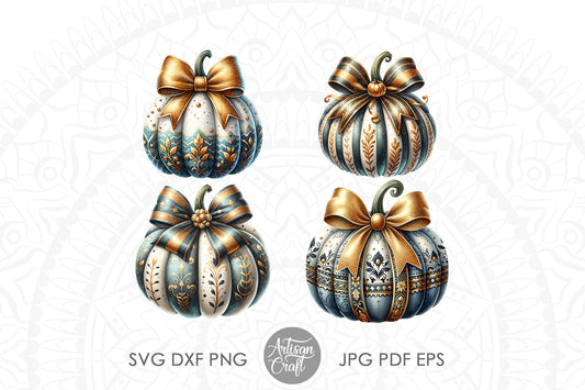 Teal pumpkin, Coquette Bow, Pumpkin Pattern Clipart