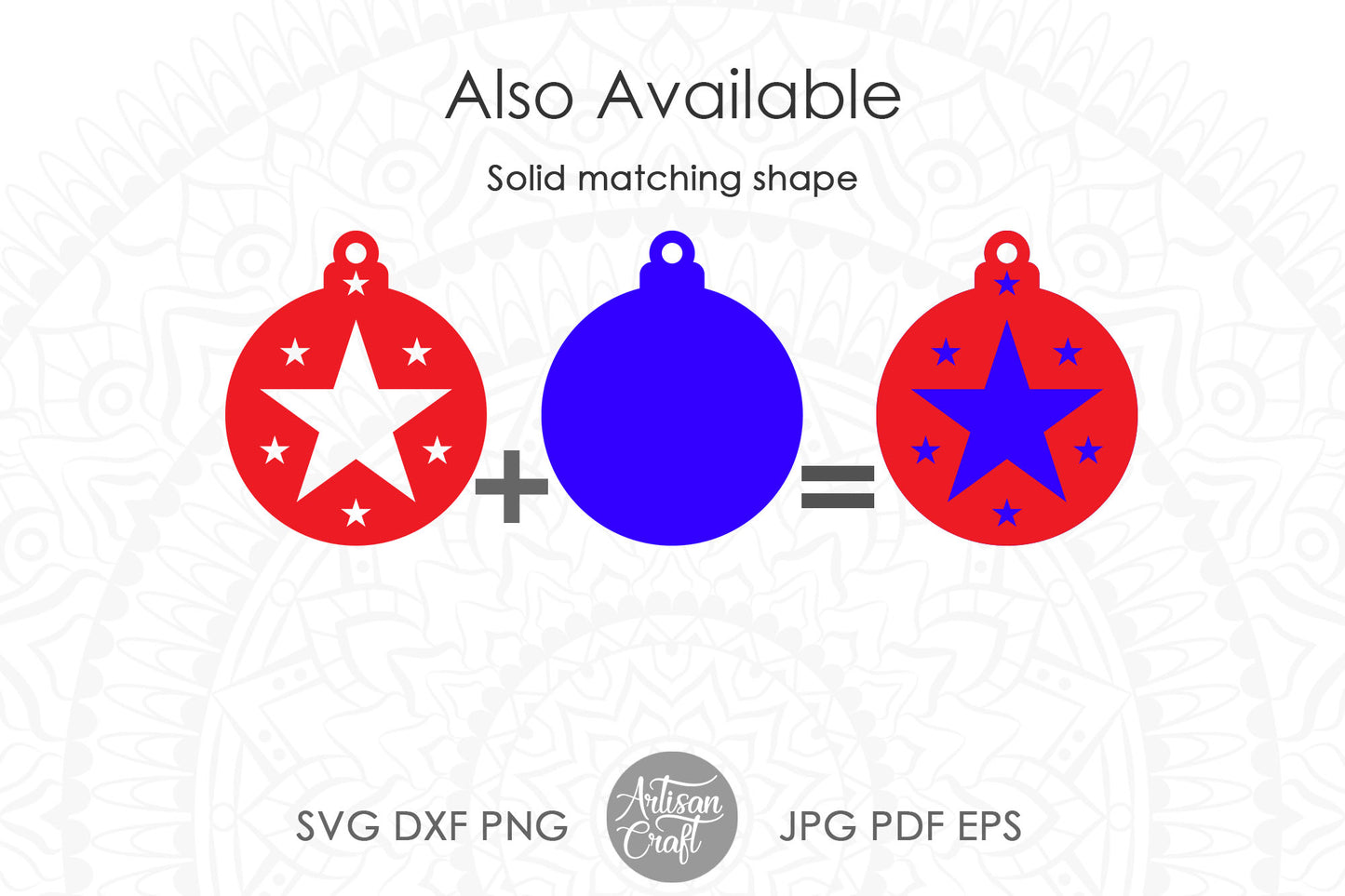 Christmas Ornament SVG, bauble SVG
