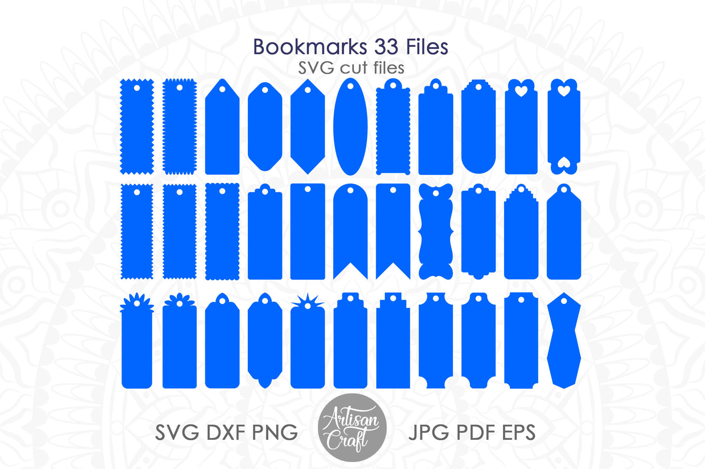 Bookmark SVG, Papercut SVG