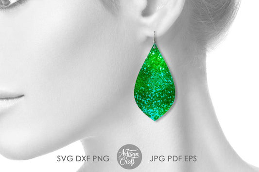 Earring SVG, Teardrop earrings SVG, laser cut jewelry