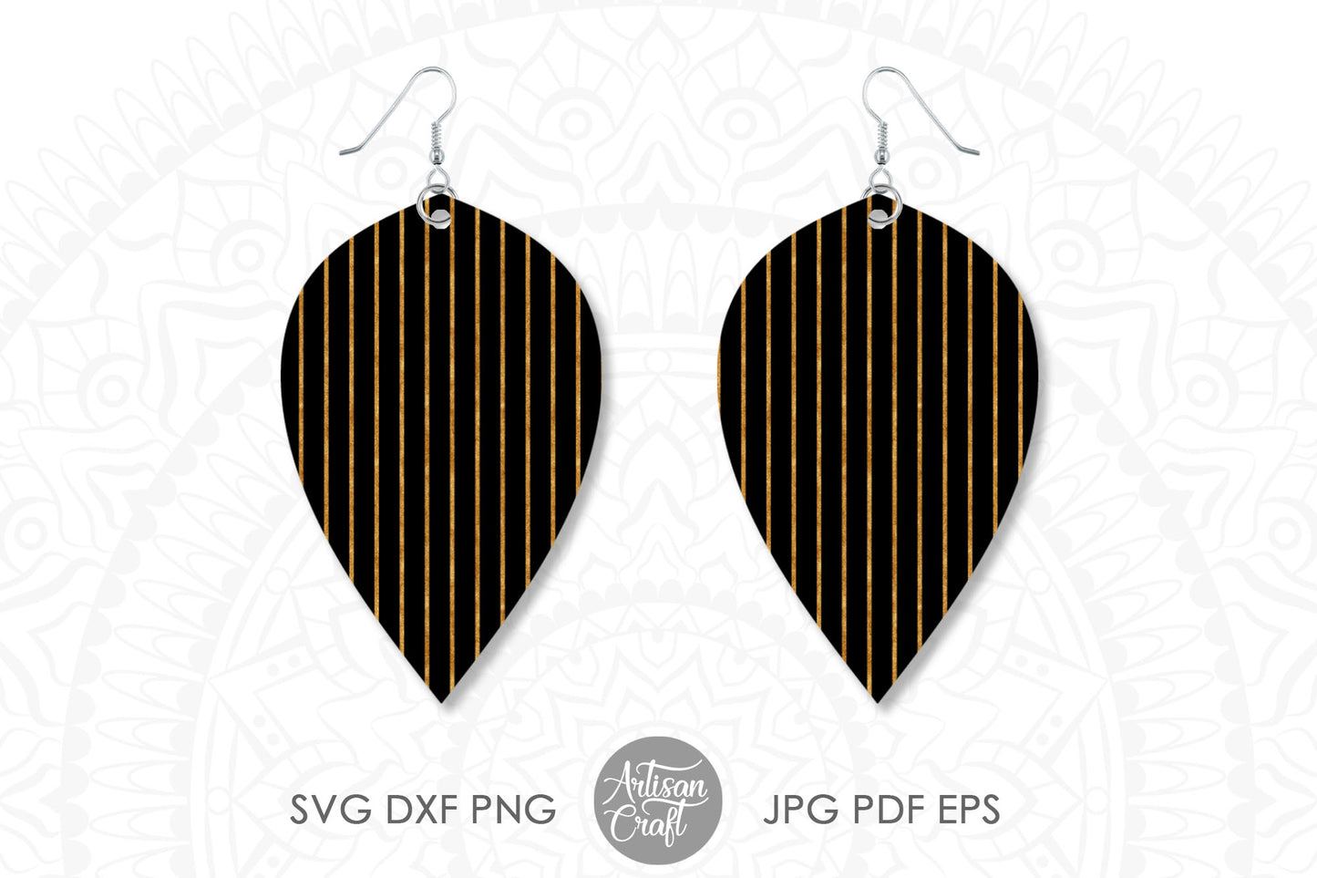 Earring SVG, Teardrop earrings SVG, laser cut jewelry