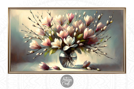 Magnolia Frame TV art TV screensaver