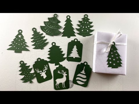 Christmas gift tag SVG bundle