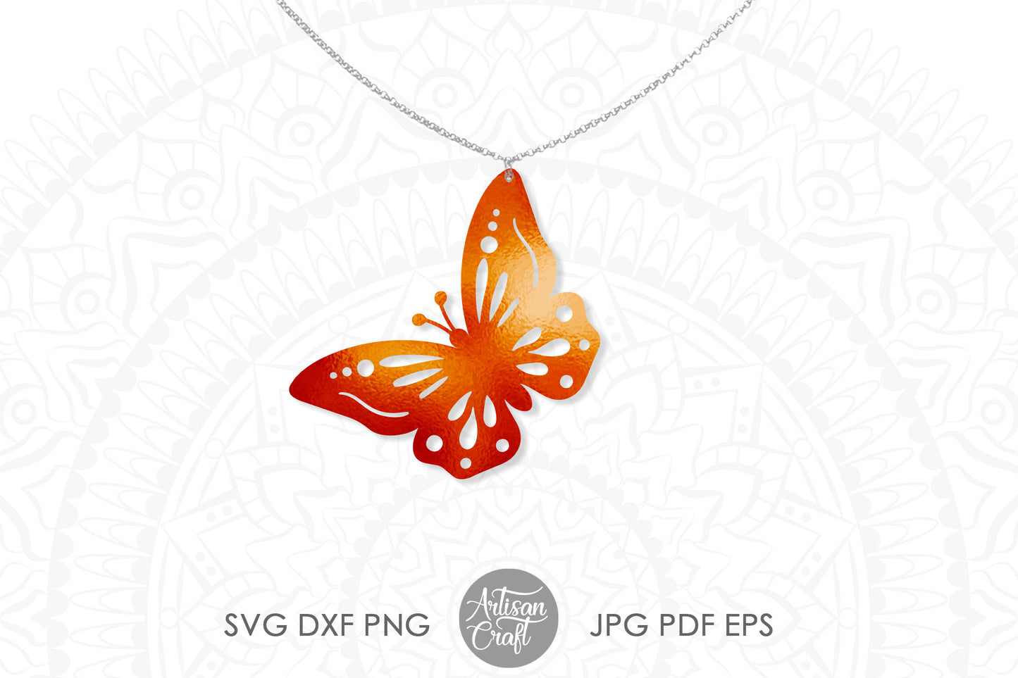 Butterfly Earrings SVG cut files