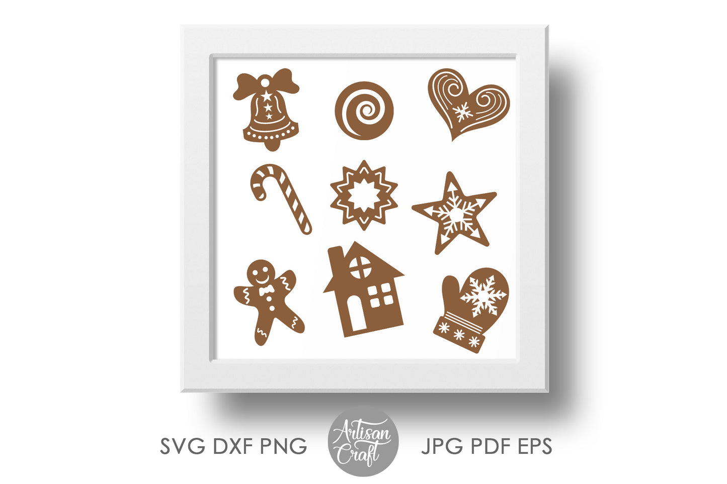 Christmas cookie SVG and clipart