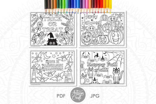 Halloween coloring pages