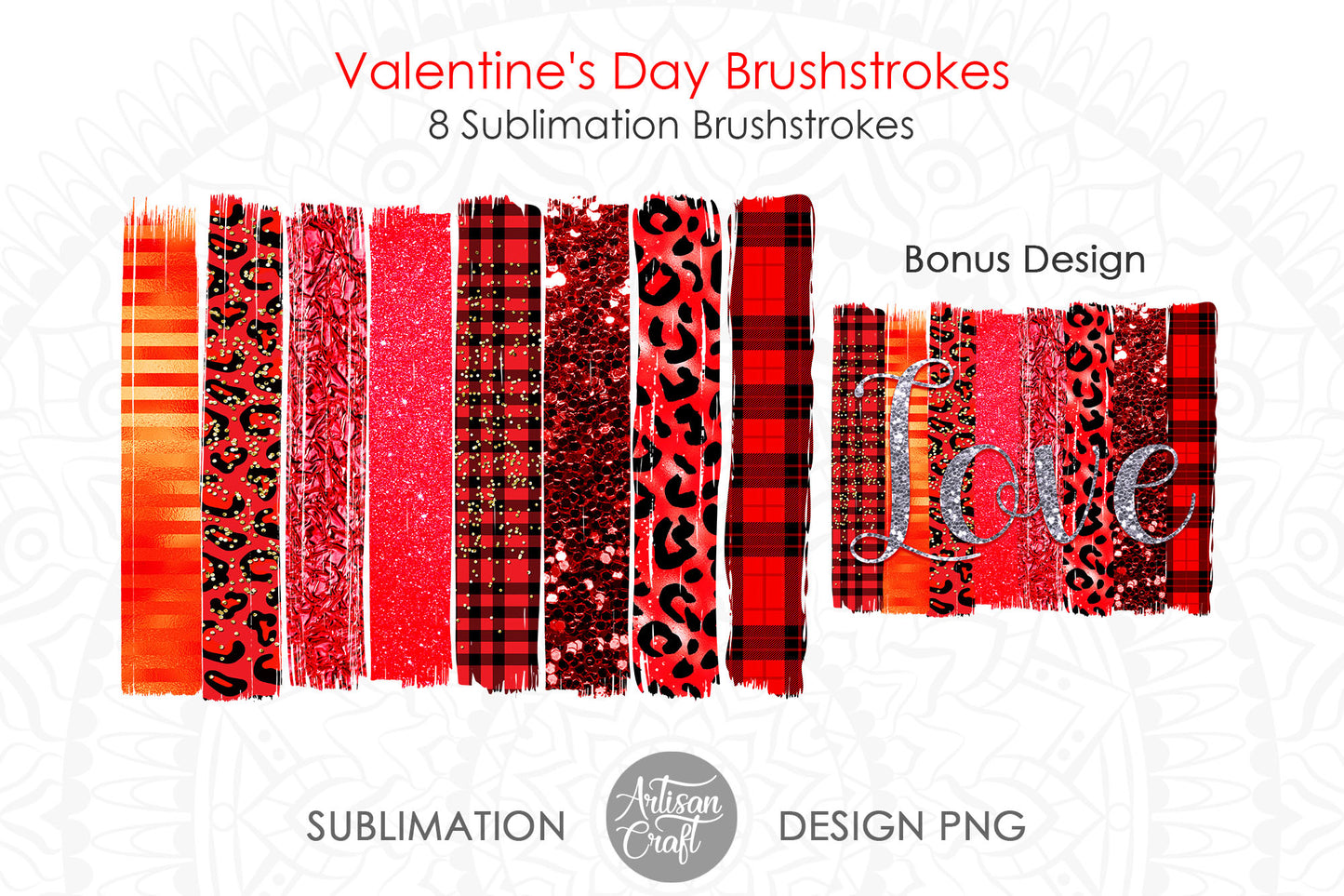 Valentine's Day Brushstrokes