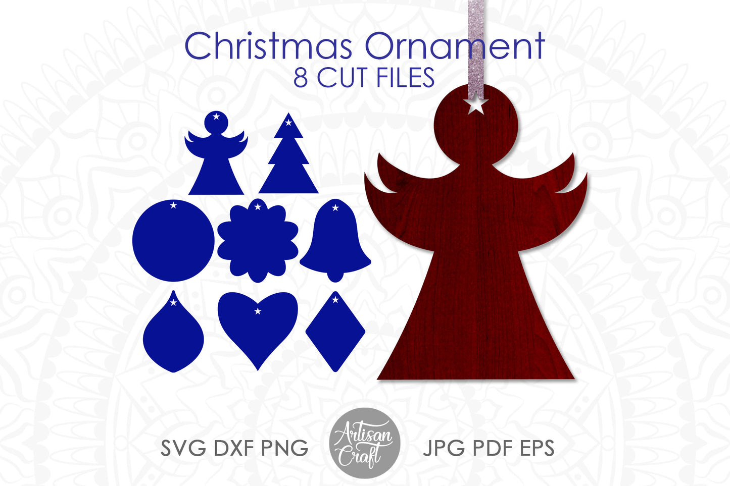 Christmas ornament SVG