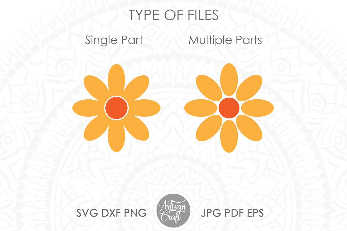 Daisy SVG cut files
