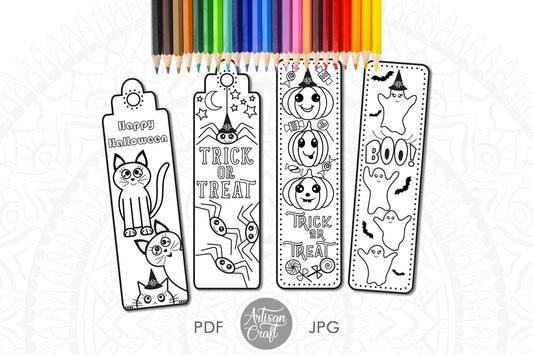 Halloween bookmark printable