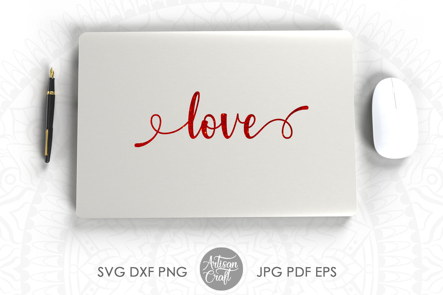 Love heart SVG