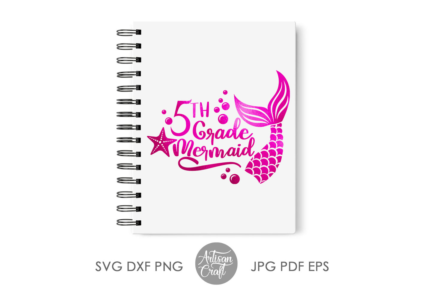 Mermaid tail SVG, back to school SVG