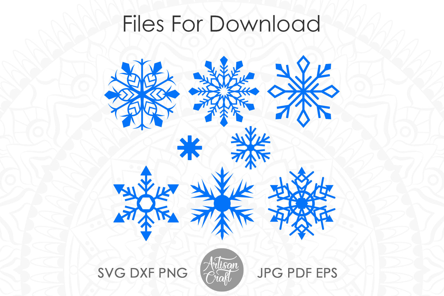 Snowflake SVG Bundle