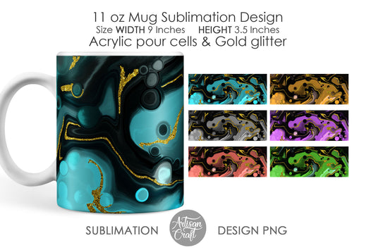 Sublimation mug wraps for11 oz Mug