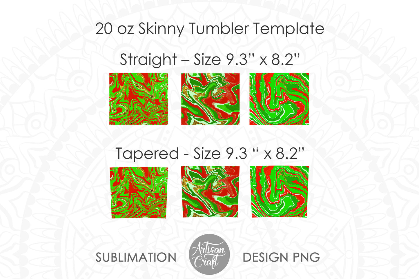Christmas tumbler sublimation design