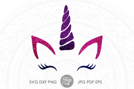 Unicorn Head SVG